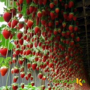 Клубника ампельная Анастасия купить по цене от 370р. в интернет-магазине «Посадика» с доставкой почтой в в Павловое и по всей России – [изображение №1].