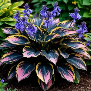 Хоста Пайн Эхо купить по цене от 699р. в интернет-магазине «Посадика» с доставкой почтой в в Павловое и по всей России – [изображение №1].